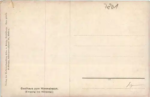 Gasthaus zum Himmelreich-Eingang ins Höllental -340380