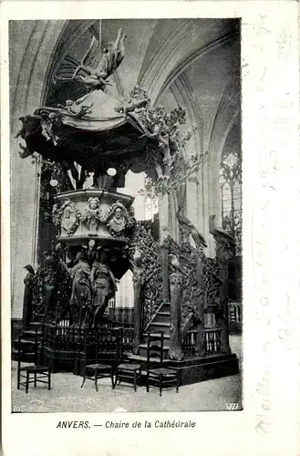 Anvers - chaire de la Cathedrale -288756