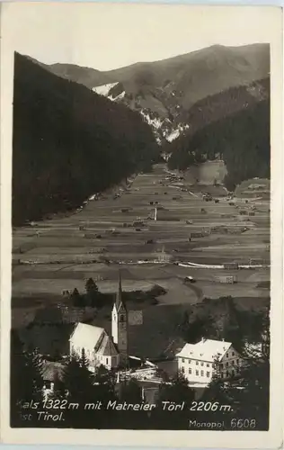 Osttirol, Kals mit Mateier Törl -350814