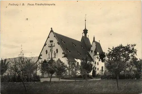 Freiburg - Neue Friedhofskapelle -339770