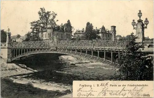 Freiburg - Partie an der Friedrichsbrücke -339790