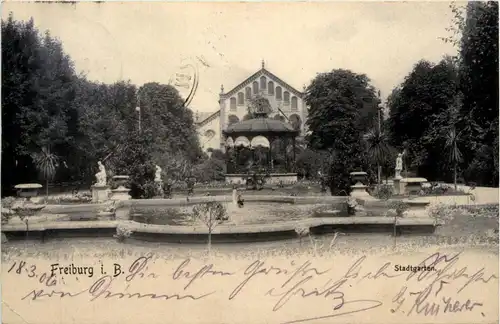 Ba-Wü/Schwarzwald/Breisgau/div. Orte und Umgebung - Freiburg - Stadtgarten -339774