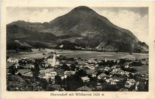 Oberbayern, div. Orte und Umgebung - Oberaudorf mit Wildbarren -338506