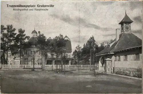 Grafenwöhr - Truppenübungsplatz, Militärgasthof und Hauptwache -339870