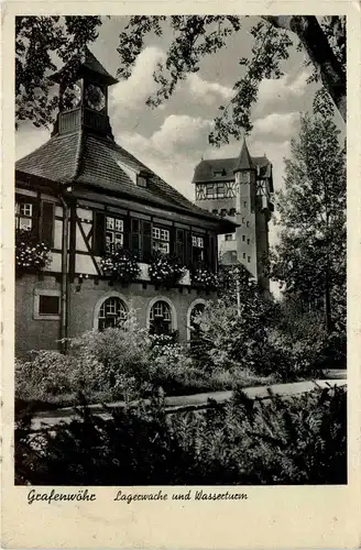 Bayern/Oberpfalz/Grafenwöhr - Lagerwache und Wasserturm -339856