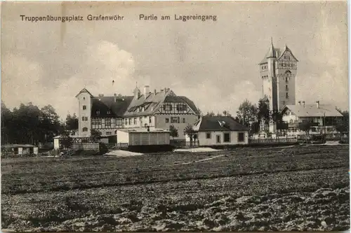 Bayern/Oberpfalz/Grafenwöhr - Truppenübungsplatz, Partie am Lagereingang -339912