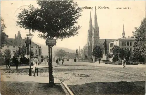 BA-Wü/Freiburg i. Br. - Kaiserbrücke -340012