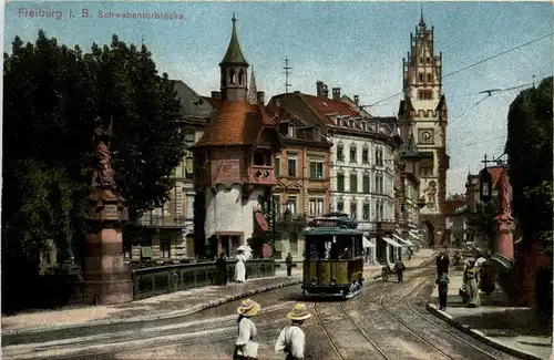 BA-Wü/Freiburg i. Br. - Schwabentorbrücke -339972