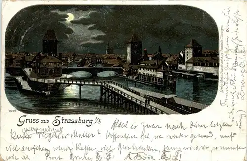 Gruss aus Strassburg - Litho -289242