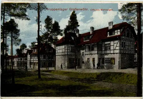 Grafenwöhr - Truppenübungsplatz - Truppenlager, Offiziers-Wohnungen -340124