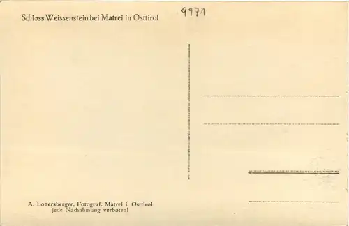 Matrei i O., Schloss Weissenstein -351490
