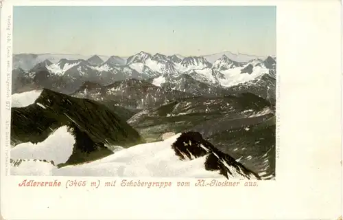 Adlersruhe mit Schobergruppe vom Kl-Glockner aus -351540