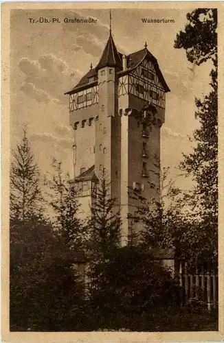 Bayern/Grafenwöhr - Truppenübungsplatz - Wasserturm -340102