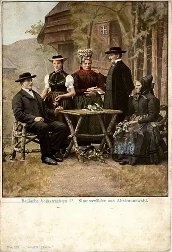 Badische Volkstracht, Simonswälder -340340