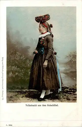 Badische Volkstracht aus dem Gutachtal -340338