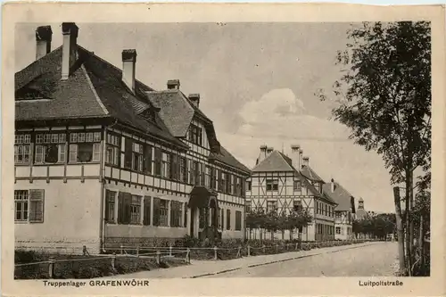 Grafenwöhr - Truppenübungsplatz, Truppenlager - Luitpoltstrasse -339864
