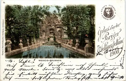 Gruss von der Pariser Weltausstellung 1900 -289778