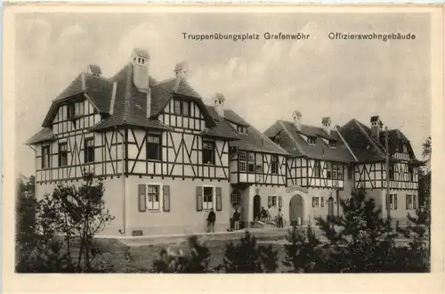 Bayern/Oberpfalz/Grafenwöhr - Truppenübungsplatz, Offizierswohngebäude -339922