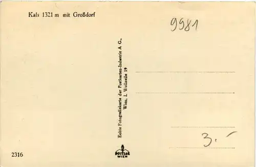 Osttirol, Kals mit Grossdorf -351218