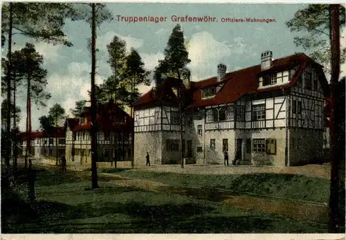 Grafenwöhr - Truppenübungsplatz - Truppenlager, Offiziers-Wohnungen -340060