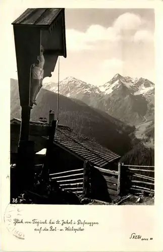 St. Jakob, Blick vom Tegisch auf die Rot- und Weisspitze -352150