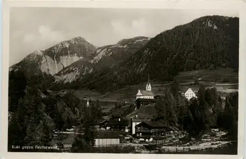 Osttirol, Kals gegen Bretterwand -351196