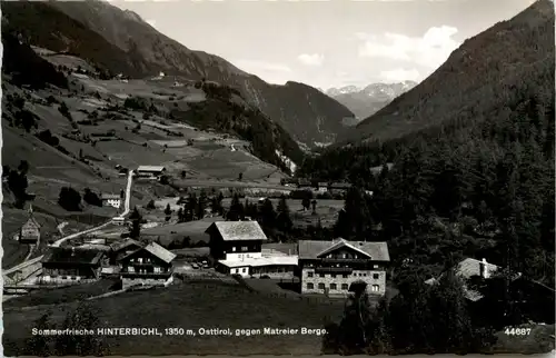 Osttirol, Hinterbichl gegen Matreier Berge -351316