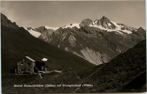 Matrei i O., Kaisertörlhütte mit Grossglockner -351464