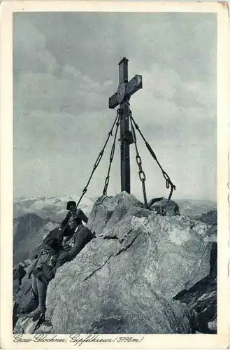 Osttirol, Grossglockner-Gipfelkreuz -350792
