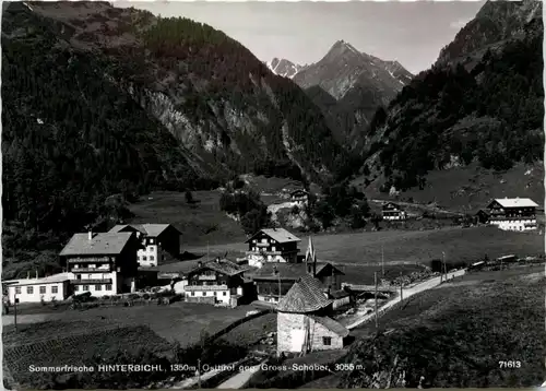 Osttirol, Sommerfrische Hinterbichl gegen Gross-Schober -350892