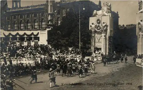 Wien - Kaiser Huldigungs Festzug 1908 -290872