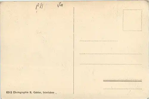 Interlaken - Volksbank und Postgebäude -70108