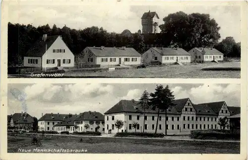 Bayern/Grafenwöhr - Truppenübungsplatz - Neue Mannschaftsbaracke -340154