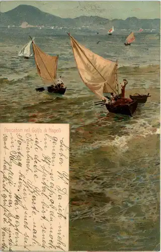 Pescatori nel Golfo di Napoli -70408