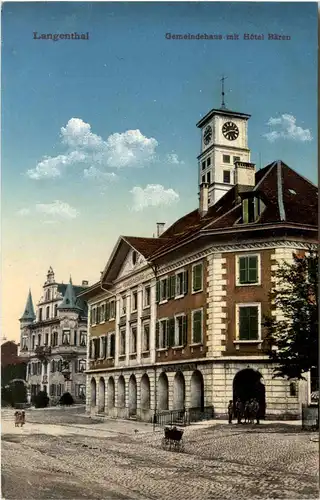 Langenthal - Gemeindehaus mit Hotel Bären -70158