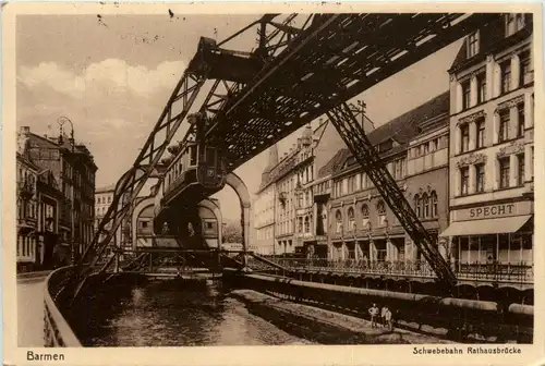 Barmen - Schwebebahn Rathausbrücke -71150