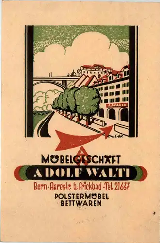 Bern - Möbelgeschäft Adolf Walti -70090