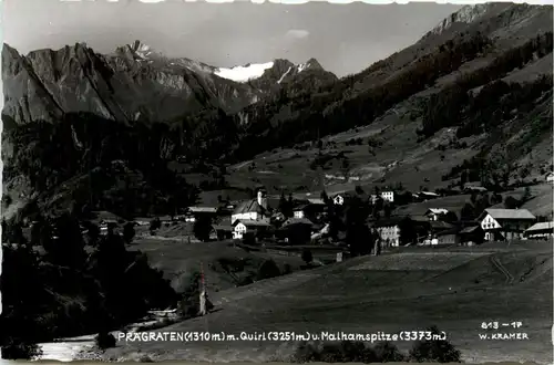 Osttirol, Prägraten mit Quirl und Malhamspitze -351268