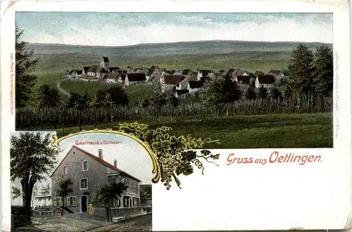 Gruss aus Oetlingen - Gasthaus zum Ochsen -71350