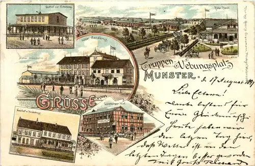 Grüsse vom Truppen Übungsplatz Munster -70618