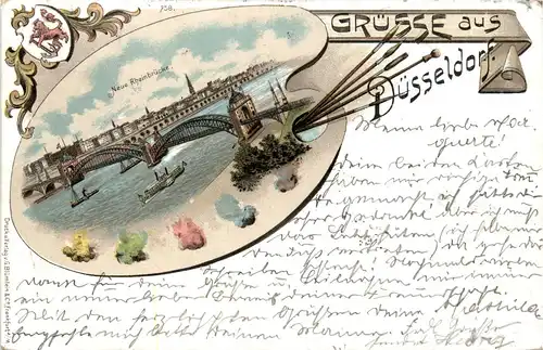 Gruss aus Düsseldorf - Litho -71620