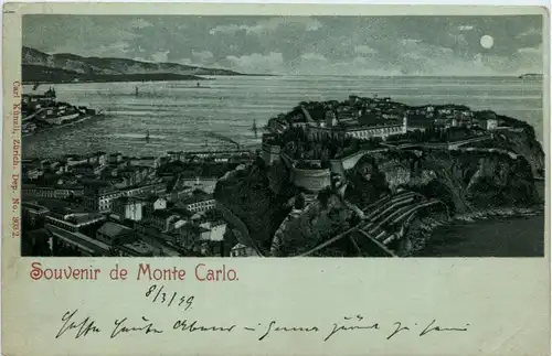 Souvenir de Monte Carlo - Litho -70350