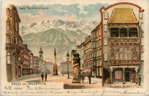 Gruss aus Innsbruck - Litho -71840