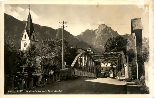 Lienz, Jaelbrücke mit Spitzkofel -351708