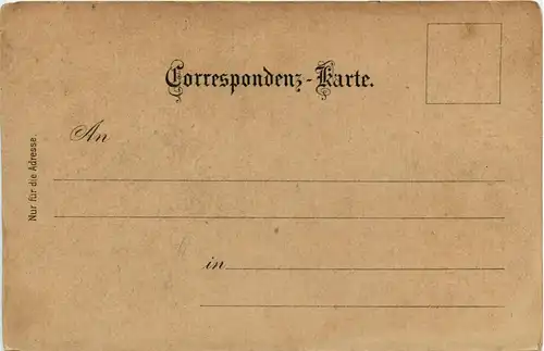 Gruss aus Bürgstein bei Leipa - Litho -71464