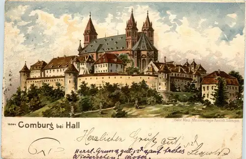 Comburg bei Hall - Litho -71484