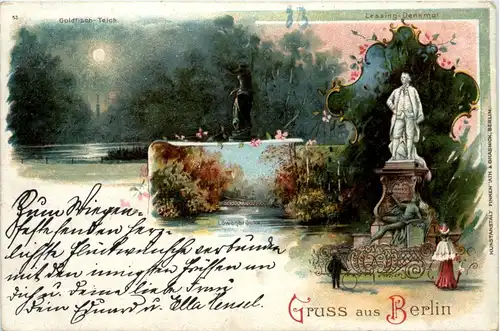 Gruss aus Berlin - Litho -70696