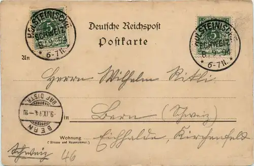 Gruss vom Kellersee Ost-Holstein - Vorläufer 1894 Malente -71074