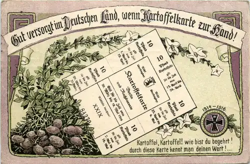 Berlin - Kartoffelkarte -70830