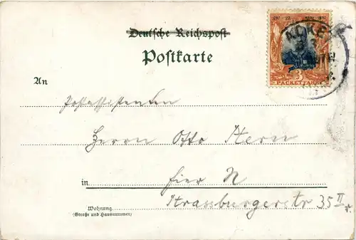 Kasieer Wilhelm der Grosse 1897 - Packetfahrt Marke -70870